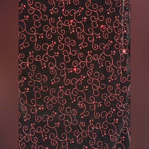 Notations Black and Red Sparkly top Size PM - Picture 14 of 16